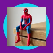 Homem Aranha Miniaturas para Monitor Decoração Gamer