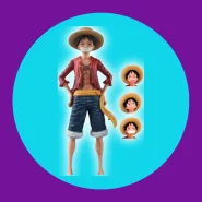 Monkey D. Luffy Action Figure One Piece 28cm