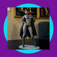 Batwoman Shadow of Gotham Action Figure Pintado a Mão 15cm