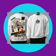 Moletom One Piece Luffy Gear 5 Anime Gola Careca Undefeated