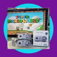 Video Game Retrô de Super Nintendo 2400 jogos + 2 controles