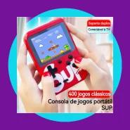 Mini Video Game Sup Game Box 400 Jogos Em 1 Portátil
