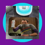 Tapete de Banheiro Emborrachado Antiderrapante 40x60 Sheldon The Big Bang
