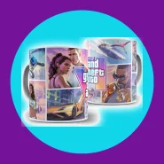 Caneca GTA 6 (Grand Theft Auto VI) Personalizada