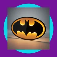 Luminária Geek de parede Batman tema iluminação led