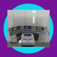 Chaveiro Super Nintendo Console Retro 3D – Gamer, Geek, Presente Nerd