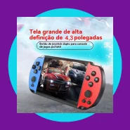 Vídeo Game Portátil  polegadas 10 Mil Jogos  Classicos Retro BOY...