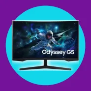 Monitor Gamer Samsung Odyssey G5 32 Curvo 165hz 1ms Bivolt Preto
