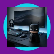Batman Impressão 3D Action Figure Decorativo 10cm