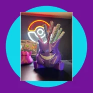 Porta objetos Pokémon Gengar Gastly ou Haunter 3D