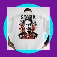 Camiseta Unissex Streetwear Filme Vingadores Homem De Ferro Ironman