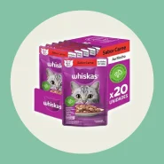Whiskas Sachê 85g 16 Unid +4 Grátis Leve 20