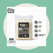 Areia Biodegradável Higiênica 4Kg Para Gato 100% Natural Milho Mandioca