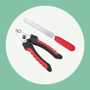 Kit Cortador Alicate Lixa de Unha Gatos e Cães Grande
