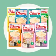 Petisco para Gatos Churu 56g Contém 4 Tubets de 14g