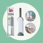 Escova Mágica Removedora Tira Pelos Pet Roupa Sofá Cães Gato Pronta Entrega