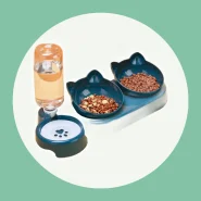 Comedouro Pet Elevado Bebedouro Automático C/ Limitador Triplo