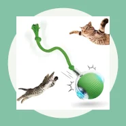 Brinquedo Automático para Gatos Bola Interativa com Sensor