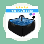 Fonte Bebedouro Cães e Gatos 1l Bivolt Automático Silencioso