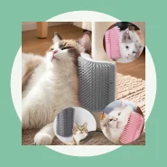 Escovas de Parede para Gato Brinquedo Pet Catnip Massagem Tira