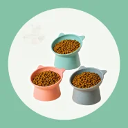 Comedouro e Bebedouro Elevados para Cães e Gatos