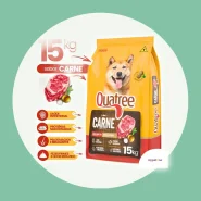 Ração Quatree Gourmet Cães Adultos Carne 15kg