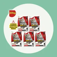 Kit 5 Areia Sanitária Higiênica Argila Natural para Gatos Grãos