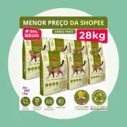 Kits Areia Biodegradável Kadi 4 Kg Grãos Finos para Gatos
