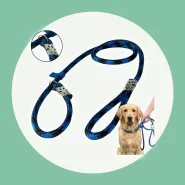 Guia Unificada Adestramento Corda Forte Resistente para Cães