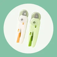 Cortador de Unhas Pet Alicate Lixa LED Tesoura para Cães