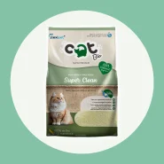 Areia Higiênica Biodegradável Catbio 4 Kg Super Clean Grãos Médios
