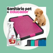 Kit Banheiro para Cachorro Lavável para Adestramento com Atrativo