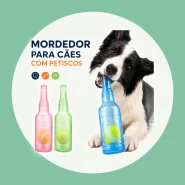 Brinquedo Mordedor Interativo para Cães com Bola Interna