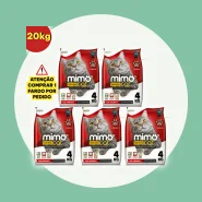 Kit 5 Areia Sanitária Higiênica Argila Natural para Gatos Grãos
