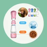 Bebedouro e Comedouro 2 em 1 para Pets
