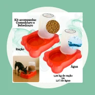 Comedouro e Bebedouro para Cães
