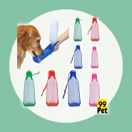 Garrafa Portatil de Água Bebedouro para Cães e Gatos P