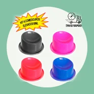 Kit 4 Comedouros Elevados 80ml para Gatos
