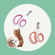 Cortador de Unhas para Gatos com Ponta Arredondada Aço Inoxidável