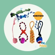Kit Brinquedos de Corda para Cães Conjunto com 6 Peças