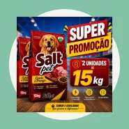 Ração para Cachorro Adulto 30kg Carne e Frango Salt Pet