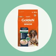 Ração Golden Mini Bits Senior Cães Adultos Pequenos Frango