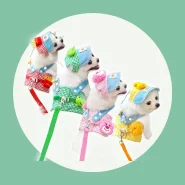 Conjunto de Trela para Cachorro Gato Roupas de Verão