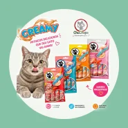 Kit Petisco Cremoso Chuchups Para Cães e Gatos 4 Sabores
