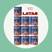 10 Latas De Patê Bomguy Premium Sabores Carne, Frango e Figado