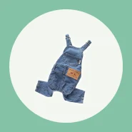 Pet Denim Jumpsuit Dog Jeans para Cachorro Pequenos