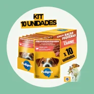 Sache PEDIGREE Raças pequenas CARNE AO MOLHO 100G KIT 10 UN