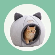 Caminha Iglu Para Gatos e Cachorros Pequenos