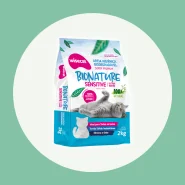 Wisecat Areia Higiênica Bionature para Gatos Sensíveis