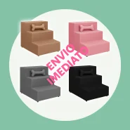Envio Imediato  Escada Para Cachorro Gato Pet 3 Degraus